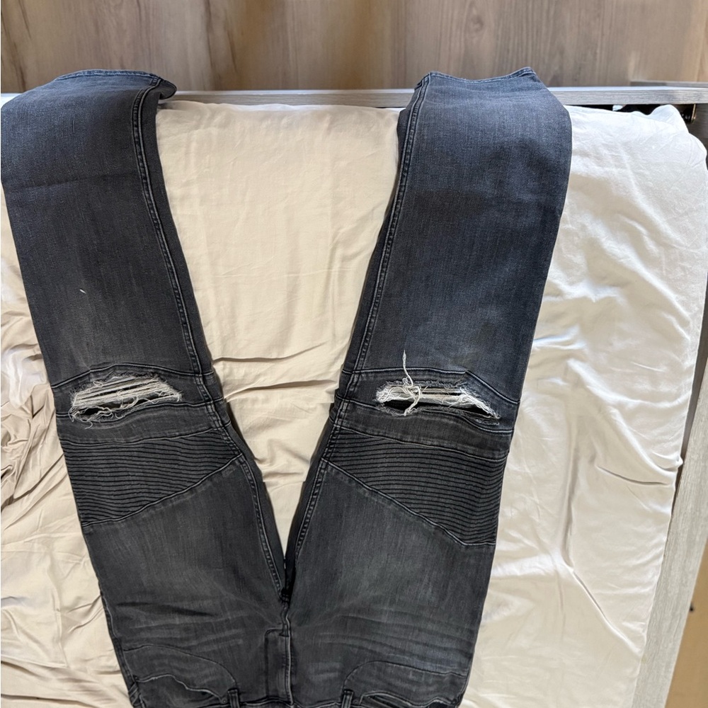 Hudson Jeans Men's Dark Gray Skinny Jeans